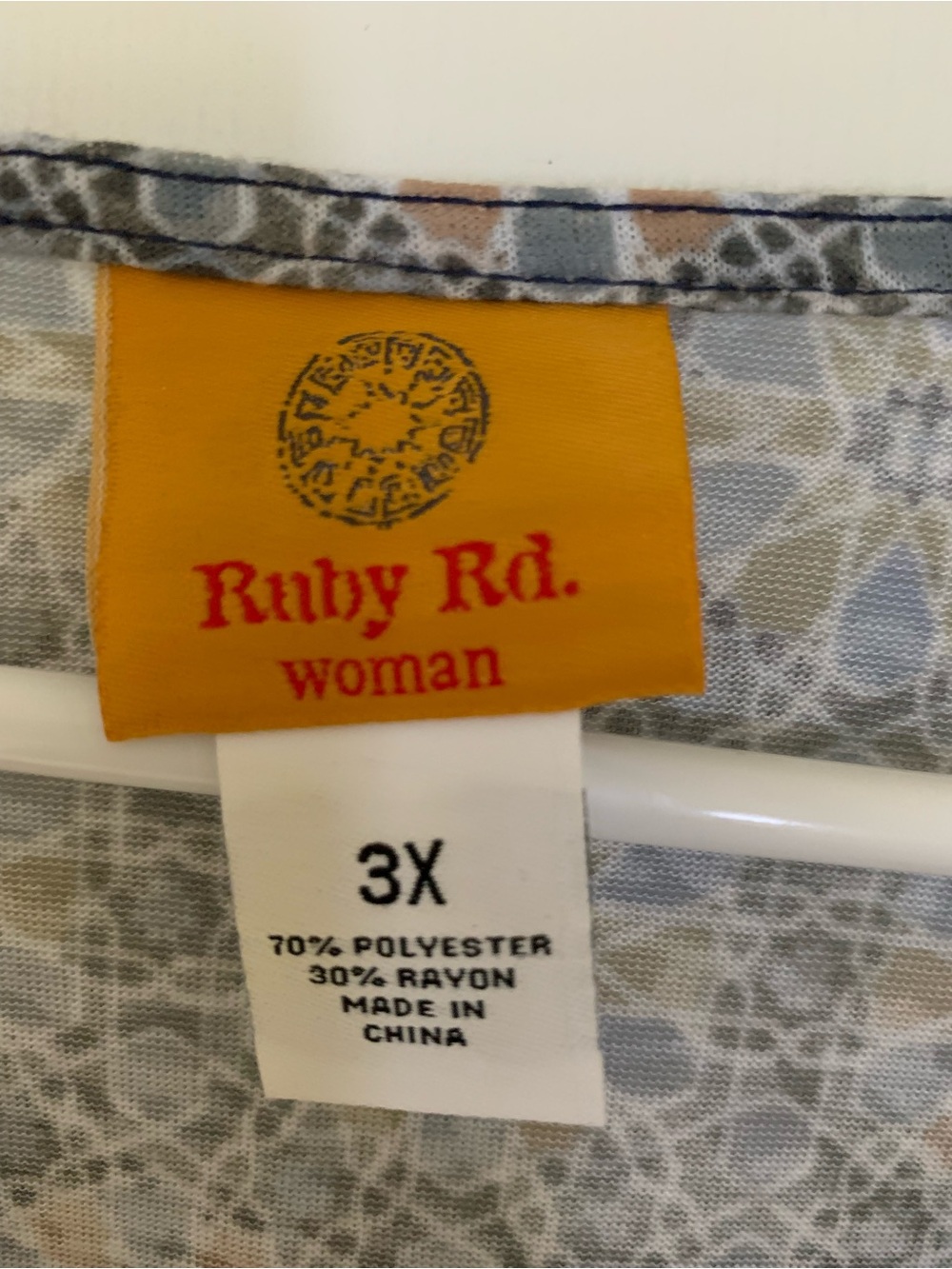 Ruby Rd Top 3X - Picture 2 of 5